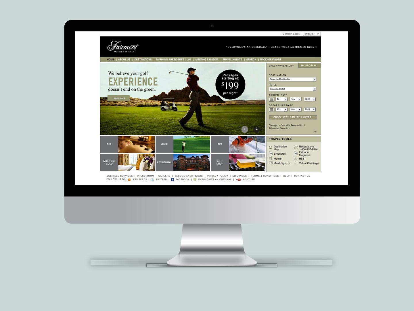 fairmont.com old design